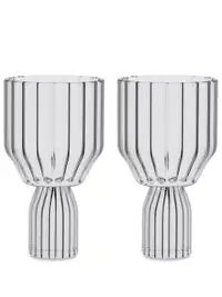 在飛比找Farfetch優惠-Margot Red Wine Goblet - set o