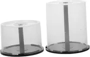 MAGICLULU Cd/DVD Storage Shelves Cd/DVD Case Holder Plastic Bin Organize Your Media Collection