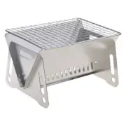 Folding Stainless Barbecue Grill Camping BBQ Tourist Kitchen Utensils