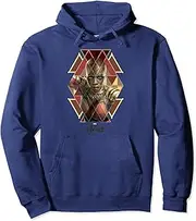 [Marvel] Black Panther Movie Okoye Geo Prism Portrait Hoodie
