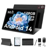 Android 14 Tablets 10 Inch, 5G WiFi Tablet Mit 8GB RAM+128GB ROM(1TB TF),2 in...
