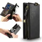 Zipper Leather Card Wallet Case Cover For iPhone 13 11 Pro Max 12 MIni XS XR 8+