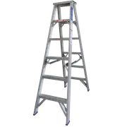 Indalex 1.5m 180kg Pro Series Industrial Aluminium Double Sided Step Ladder