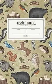 Composition Notebook: Woodland Creatures Forest Animals Lined Journal Mini Notebook | 100 pages, 5 x 8"