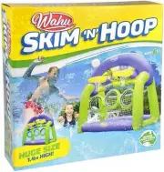 Wahu Skim N Hoop Pool Toy - Inflatable Basketball, Soccer & Skim Ball Game