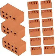 DOITOOL 50pcs Miniature Bricks Realistic Fake Brick Building Supplies for Dollhouse DIY Micro Landscapes Versatile Architectural Model Accessories Durable Vintage Design