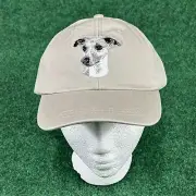 NEW Adams Whippet Baseball Cap Greyhound Embroidered Khaki Adjustable Hat