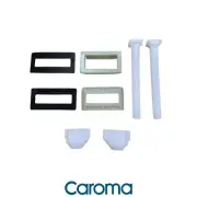 Caroma Profile Plastic Toilet Seat Hinge Set 300123