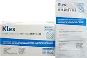Klex Micorfiber ATM Bill Validators MICR Cleaning Card 2.5 x 6 IPA-Free 25 cards