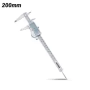 Accud FRACTIONAL IMPERIAL DIGITAL CALIPER 200mm IP54, 16mm Beam AC-113-008-11