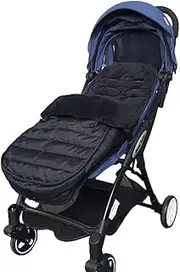 RUIXIA Winter Warm Thick Fleece Baby Stroller Sleeping Bag Detachable Universal Waterproof Toddlers Bunting Bag Double Zipper Closure Windshield Footmuff Newborn Infants Swaddle Blanket Pram Wrap,