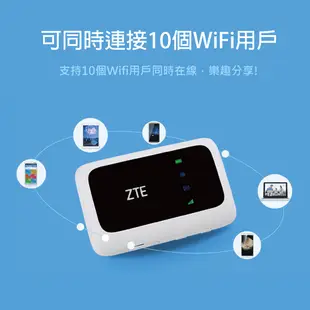 中興 ZTE MF910V&MF286  4G LTE SIM卡Wifi分享器無線網卡路由器-灰黑