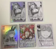 Quintessential Quintuplets 5Card set Bushiroad Card Game japanese