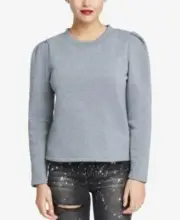 Rachel Roy Womens Gray Jenelle Long sleeves Sweater Top $69 {&}