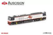 Auscision (SDA1-9s) CSR013 SCT Logistics - Red/Silver/Black - HO Scale DCC