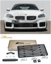 EOS Plate For 23-Up BMW G87 M2 | Full Sized Front Tow Hook License Mount Bracket (for: BMW)