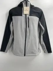 Craghoppers Men's Abrigo Hooded Black / Cloud Grey Fleece Jacket Size L