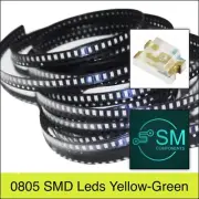 200pcs 0805 SMD YELLOW-GREEN 570nm LED Electronics Light Emitting Diodes