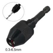6.35mm Keyless Chuck Conversion Hex-Shank Adapter Drill Bit Quick Change Driver