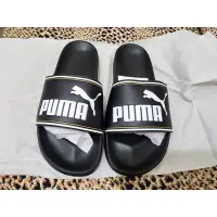 在飛比找蝦皮購物優惠-PUMA黑拖鞋 $600