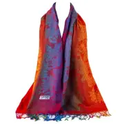 Colourful Shawl Wraps for Women Scarf Pashmina Feel Causal Prayer Shawls Indi...