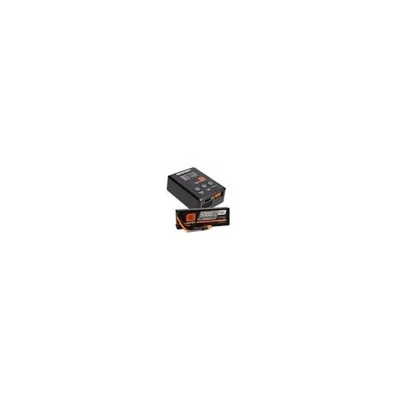 SPEKTRUM SMART 5000MAH 2S 50C IC3 LIPO BATTERY POWERSTAGE BUNDLE WITH S100 CHARG