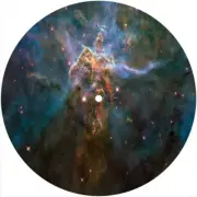 Slipmat Slip Mat Scratchpad Felt 7" Turntable 45 DJ Record Player EAGLE NEBULA