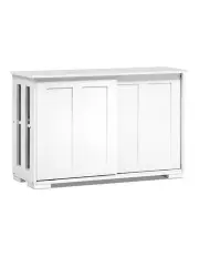 [Artiss] Buffet Sideboard Cabinet White Doors Storage Shelf Cupboard Hallway Table