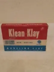 Vintage Klean Klay -Modeling Clay Non-Drying ASSORTED Art Chemical 16 oz