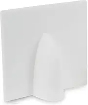 SSL Qty 1 – White External Brick Buster Plate - Cable Outdoor Wall Entry Tidy - Cover Satellite/Coaxial/Sat/Coax - satellites