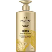 Pantene Miracles Biotin Moisture Renewal Silicone-Free Shampoo 650ml