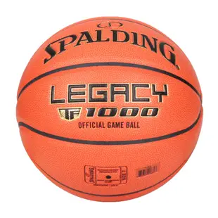 SPALDING TF-1000 LEGACY #7合成皮籃球- 7號球 斯伯丁 SPA76963 橘黑金