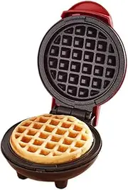 Mini Waffle Maker Classic Nonstick Breakfast Panini Making Machine Individual Round Portable Kitchen Cooking Appliances