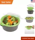 Compact Mini Microwave Steamer - 16 Ounces - Multipurpose - Polypropylene