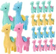 ERINGOGO 20pcs Eraser Sea Inside Pets Dog Figurine Cat Small Miniature Apart Squishy Frog Painting Room Decor Paint Rack Decoration Festival Present Mini Alpaca Decor