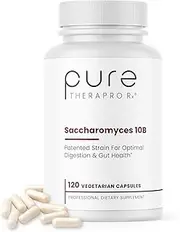 Saccharomyces Boulardii (10 Billion CFU Per Serving) - 120 “Acid Resistant” VCaps | Patented & Clinically Studied Strain | Antibiotic Resistant -Lactose Free | Pharmaceutical Grade | Zero Fillers