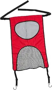 BESPORTBLE Car Mesh Net Professional Vehicle Backseat Barrier Pet and Child Safety Red Coarse Mesh