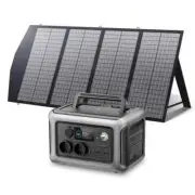 R600 Portable Powerstation with Solarpanel 299Wh 600W LiFePO4 Battery for Home