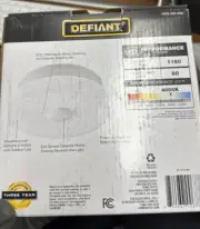 Defiant 360-Degree White Motion Activated Indoor/Outdoor 1-Head Ceiling Light