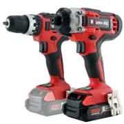BAUMR-AG 20V Cordless Drill and Impact Driver Kit with SYNC Battery and Charger