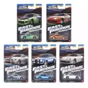 Hot Wheels Fast & Furious Full Set 5 Cars Brian O'Conner GTR, Supra