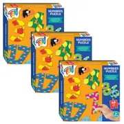 3x Educational Fun Kids/Childrens Number Puzzle 1-20 Activity Play Toy 3y+