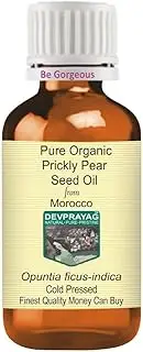 Devprayag Pure Organic Prickly Pear seed Oil (Opuntia ficus-indica) Natural Therapeutic Grade Cold Pressed 100ml (3.38 oz)