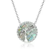 Silver plating Pendant Necklace Tree of Life Necklaces Gift Women Jewelry