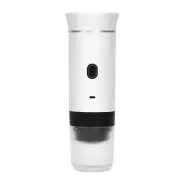 NNEDSZ White Portable Espresso Coffee Machine - Universal 3-in-1 Capsule, Coffee