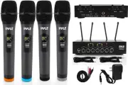 UHF Pyle Portable Wireless Microphone System Battery Operated