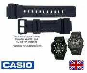 W-735H Casio Watch Strap Band W-735H W-736H AQ-S810W AEQ-110W AEQ-110BW - BLACK