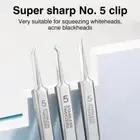 Blackhead Remover Kit Steel Acne Clip Cell Clamp Needles Acupunctures C9K8