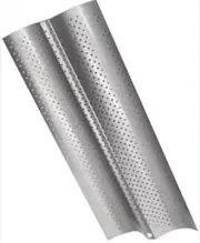 Stainless Steel French Baguette Bread Pan, Perforated Loaf Pans for Baking