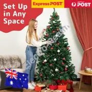 865/365 Tips Fluffy LED Christmas Trees 1.8m/1.2m with Lights Slim Tree Skirt